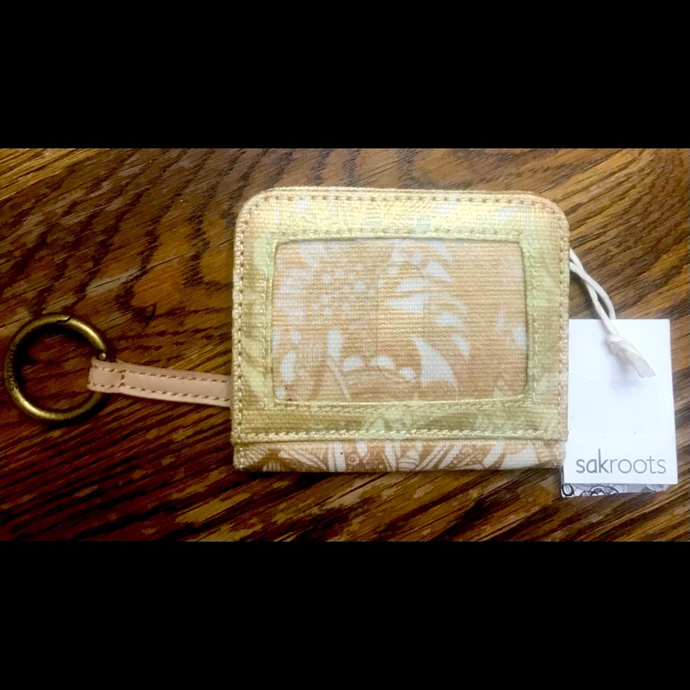 Sakroots Tan and Cream Women's Wallet